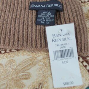 Banana Republic Camel Hair Wool Neck Scarf Oversized